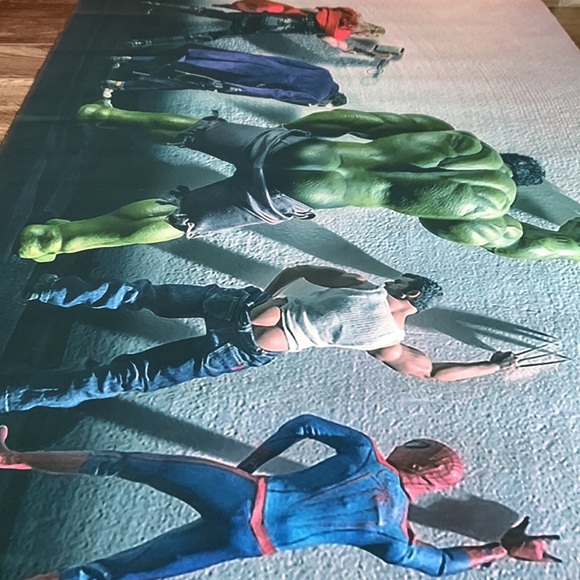 Silkscreen MARVEL Superhero Picture 23 1/2 x 35 1/4β - Picture 8 of 8